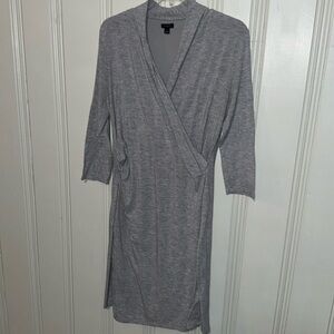 Ann Taylor Gray Midi Dress